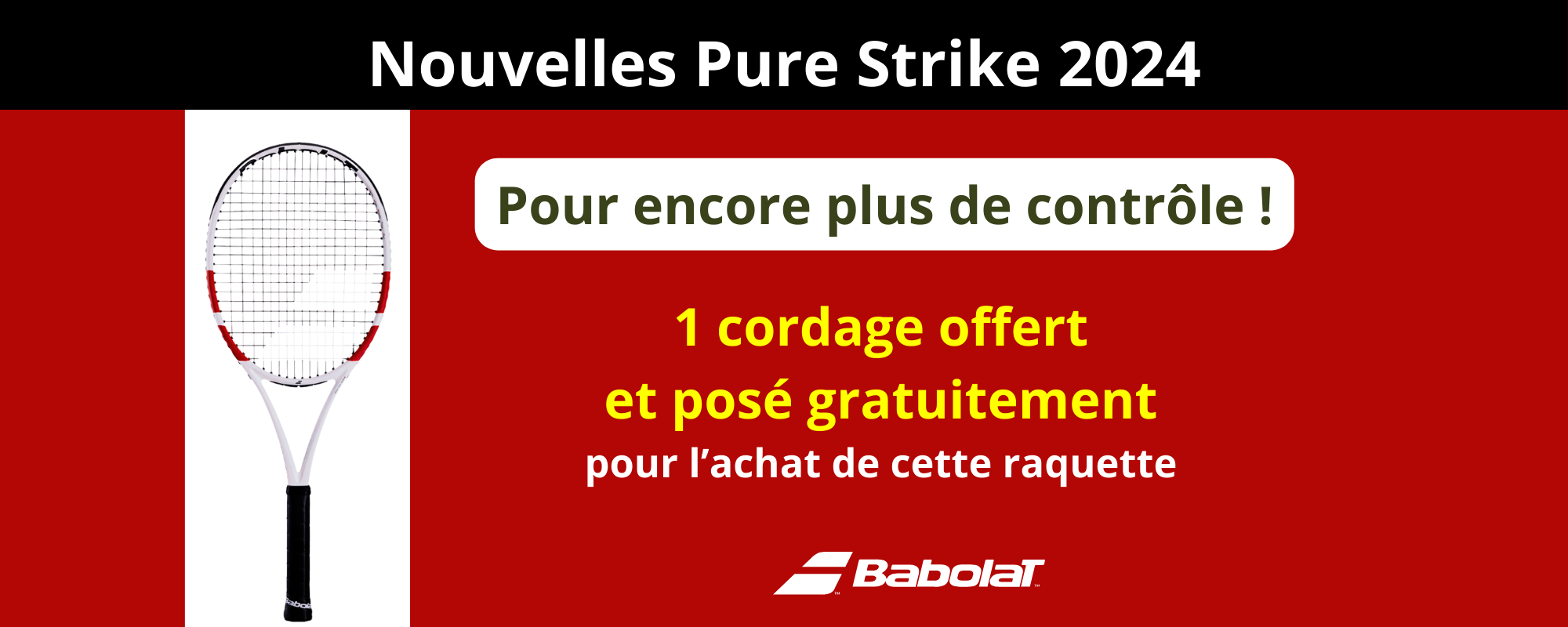 Nouvelles Babolat Pure Strike 2024